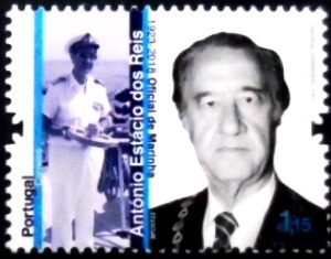 Selo postal de Portugal de 2023 António Estácio dos Reis M