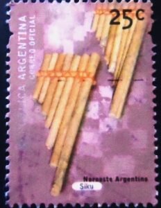Selo postal da Argentina de 2000 Noroeste Culture, Siku U