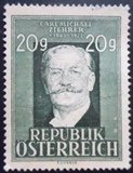 Selo postal da Áustria de 1948 Carl Michael Ziehrer U