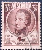 Selo postal da Austrália de 1953 Lt. Governor W. Paterson U