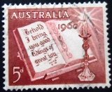 Selo postal da Austrália de 1966 Christmas 1966 U