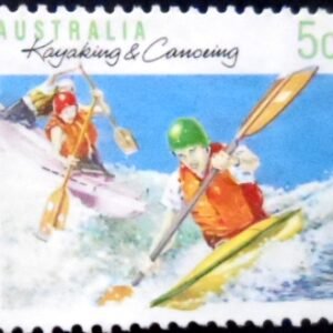Selo postal da Austrália de 1994 Kayaking and Canoeing U