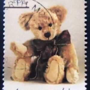 Selo postal da Austrália de 1997 Teddy Bear Sitting U