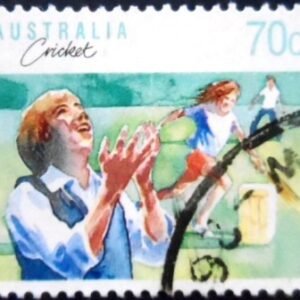 Selo postal da Austrália de 1989 Cricket U