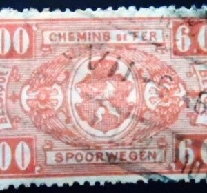 Selo postal da Bélgica de 1941 Coat of Arms 6 U E sev