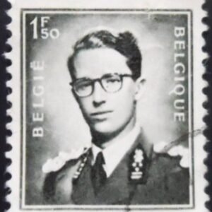 Selo postal da Bélgica de 1953 King Baudouin Type Marchand 1.50 U