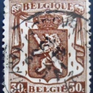 Selo postal da Bélgica de 1936 Small Coat of Arms 30 U