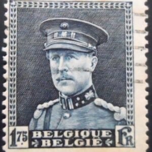 Selo postal da Bélgica de 1931 King Albert I 1.75 U