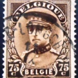 Selo postal da Bélgica de 1932 King Albert I 75 U