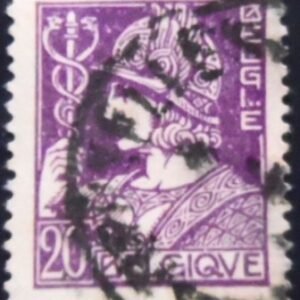 Selo postal da Bélgica de 1932 Mercurius 20 U
