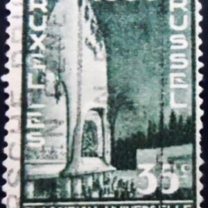 Selo postal da Bélgica de 1934 Brussels International Exhibition of 1935 U