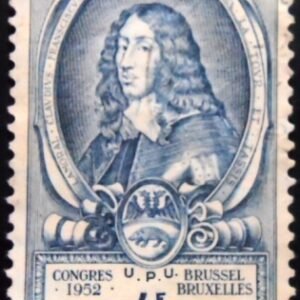 Selo postal da Bélgica de 1952 Lamoral II Claudius Franz N