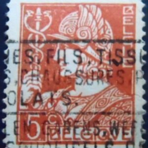 Selo postal da Bélgica de 1932 Mercurius 5 U