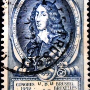 Selo postal da Bélgica de 1952 Lamoral II Claudius Franz U