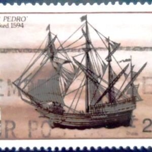 Selo postal de Bermuda de 1993 San Pedro 1594 U