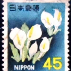 Selo postal do Japão de 1967 Lysichiton camtschatcensis U