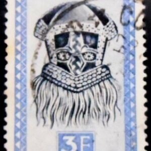 Selo postal do Congo Belga de 1949 Buadi-Muadi U