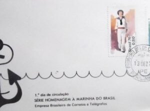 FDC Oficial nº 110 de 1976 Marinha do Brasil PE1