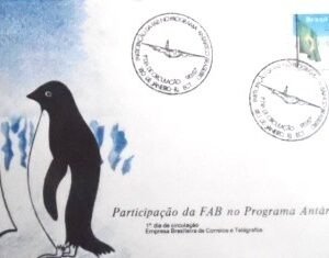 FDC Oficial 417 de 1987 FAB na Antártica RJ 53053