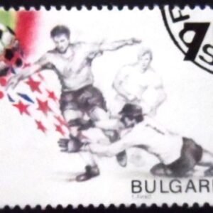 Selo postal da Bulgária de 1994 World Football Championship USA 1994 MCC