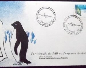 FDC Oficial 417 de 1987 FAB na Antártica