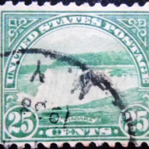 Selo postal dos Estados Unidos de 192 Niagara Falls 25 U sev