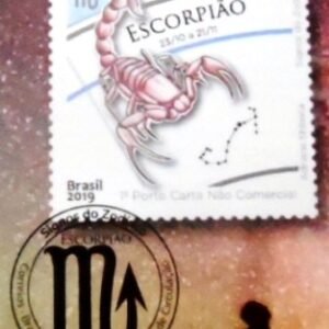 Edital postal Oficial nº 26 de 2019 Escorpião