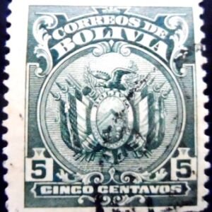 Remover termo: Selo postal da Bolívia de 1919 Coat of Arms 5 U Selo postal da Bolívia de 1919 Coat of Arms 5 U