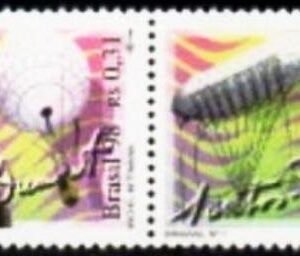 Se-tenant do Brasil de 1998 Aviação M SET