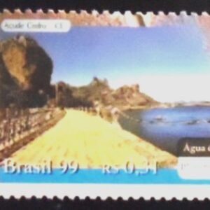 Selo postal do Brasil de 1999 Passarela M