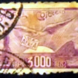 Selo postal do Brasil de 1930 BR A 0022 U variedade B