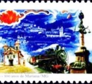 Selo postal do Brasil de 2011 300 Anos de Mariana M