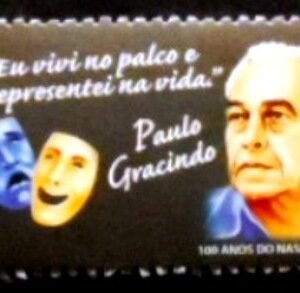 Selo postal do Brasil de 2011 Paulo Gracindo N