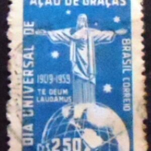 Selo postal de 1959 Dia Ação Graças - C 443 U