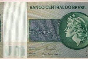 Cédula 1 Cruzeiro Brasil 1980 C 132