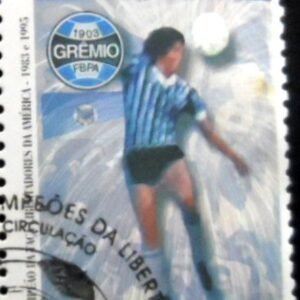 Selo postal do Brasil de 2001 Grêmio Football Portoalegrense MCC