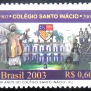 Selo postal do Brasil de 2003 Colégio Santo Inácio M
