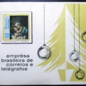 Bloco postal comemorativo de 1969 - Natal de 1969 M
