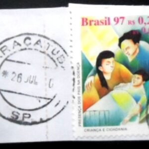 Selo postal do Brasil de 1997 Pais na Doença U