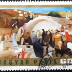 Selo postal da Hungria de 1973 Mary's Well
