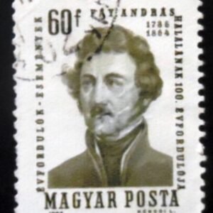 Selo postal da Hungria de 1964 András Fáy U