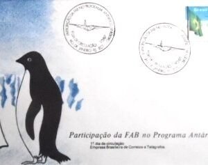 FDC Oficial 417 de 1987 FAB na Antártica RJ 53796