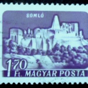 Selo postal da Hungria de 1960 Somló
