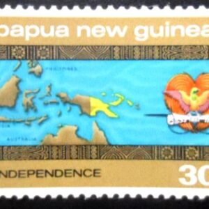 Seo postal de Papua Nova Guine de 1975 Independence N