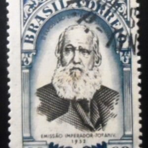 Selo postal do Brasil de 1952 Cabeça Grande NCC