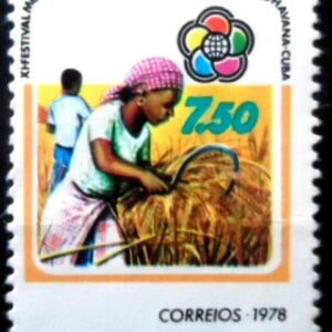 Selo postal de Moçambique de 1978 Harvest N