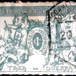 Selo postal de Moçamique de 1916 Postal Tax 1