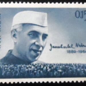 Selo postal da Índia de 1964 Mourning of Jawaharlal Nehru N