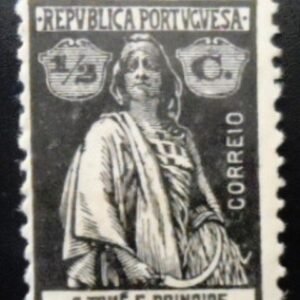Selo postal de São Tomé e Príncipe de 1922 Ceres ½ N C