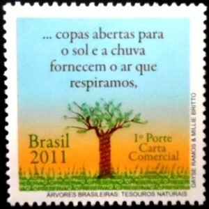 Selo postal do Brasil de 2011 Copas Abertas M
